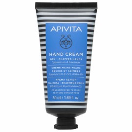 Apivita Hand Cream Κρέμα Χεριών για Ξηρά - Σκασμένα Χέρια με Βάλσαμο & Μελισσοκέρι 50ml