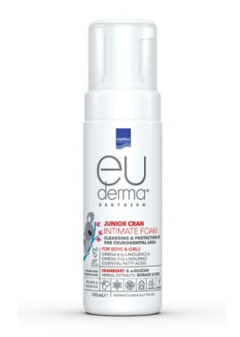 Intermed Euderma Babyderm Junior Cran Αφρός Καθημερινού Καθαρισμού της Γεννητικής Περιοχής για Αγόρια & Κορίτσια 150ml