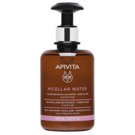 Apivita Micellar Water Νερό Καθαρισμού για Πρόσωπο & Μάτια Τριαντάφυλλο - Μέλι 300ml
