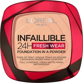 LOreal Paris Infaillible 24H Fresh Wear up σε Μορφή Πούδρας Foundation Powder 245 Golden Honey 9gr