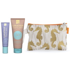 Intermed PROMO Luxurious Anti Ageing Sunscreen Eye Cream SPF30 Αντηλιακή Κρέμα Ματιών με Αντιγηραντική Δράση 15ml & Silk Cove Natural Beige BB Cream SPF50 Αντηλιακή Προσώπου με Χρώμα 75ml