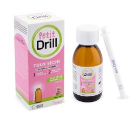 Pierre Fabre Petit Drill Παιδικό Σιρόπι για Ξηρό Βήχα, με Γεύση Φράουλα, από 6m - 6 Ετών 125ml