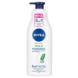 Nivea Body Lotion Aloe & Hydration Ενυδατική Λοσιόν Σώματος για Κανονικές - Ξηρές Επιδερμίδες 48ωρης Προστασίας 400ml