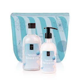 Lavish Care Xmas PROMO Winter Wonderland Bath & Shower Αφρόλουτρο Gel 500ml - Glitter Body Lotion Ενυδατικό Γαλάκτωμα Σώματος 300ml - Νεσεσέρ