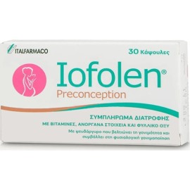 ITF Iofolen Preconception Συμπλήρωμα Διατροφής Για Την Βελτίωση της Γονιμότητας 30 Κάψουλες