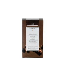 Korres Argan Oil Advanced Colorant Βαφή Μαλλιών 5.3 Χρυσό Μελί 50ml