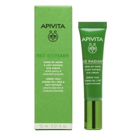 Apivita Bee Radiant Κρέμα Ματιών για Σημάδια Γήρανσης & Ξεκούραστη Όψη 15ml