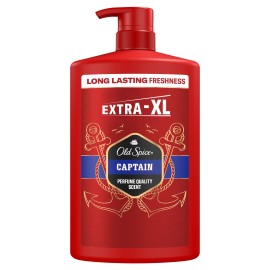 Old Spice Captain Men’s 3 in 1 Wash, Shower Gel & Shampoo Ανδρικό Σαμπουάν & Αφρόλουτρο 1000ml