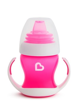 Munchkin Gentle First Cup Ροζ Εκπαιδευτικό Ποτηράκι με Λαβές για 4m+ 118ml