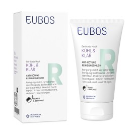 Eubos Cool and Calm R Redness Relieving Cleanser Καταπραϋντικό Καθαριστικό Γαλάκτωμα Προσώπου Κατά της Ερυθρότητας 150ml
