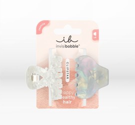 Invisibobble Clipstar M Pearly Frost Κλάμερ Μεσαίου Μεγέθους 2 Τεμάχια