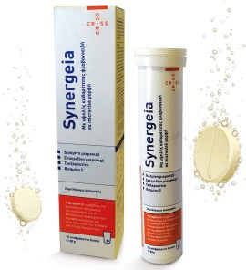 Cross Pharmaceuticals Synergeia Φλεβοτονικό Συμπλήρωμα Διατροφής 20 Αναβράζοντα Δισκία