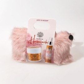 Garden PROMO Houhouliariko Coconut Hair, Body Ενυδατικό Mist 100ml - Body Butter Βούτυρο Σώματος 200ml - ΔΩΡΟ Γούνινο Ροζ Νεσεσέρ