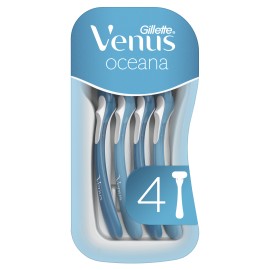 Gillette Venus Oceana Γυναικεία Ξυραφάκια μιας Χρήσεως 4 Τεμάχια