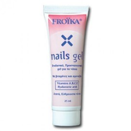 Froika Nails Gel, Τζελ για Εύθραυστα, Κιτρινισμένα, Θαμπά Νύχια, 25ml