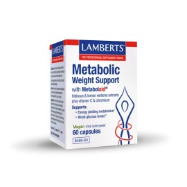 Lamberts Metabolic Weight Support με Metabolaid για την Υποστήριξη του Μεταβολισμού 60 Φυτικές Κάψουλες