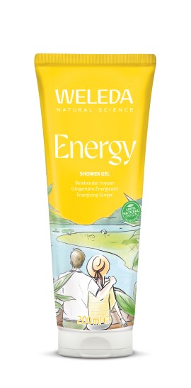 Weleda Energy Aroma Shower Gel Τονωτικό Κρεμοντούς με Πιπερόριζα & Κιτρονέλλα 200ml
