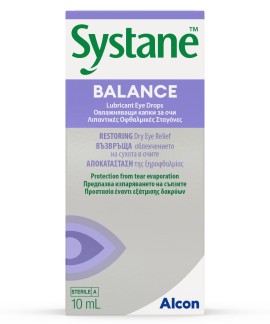Alcon Systane Balance Οφθαλμικές Σταγόνες για Ανακούφιση της Ξηροφθαλμίας 10ml