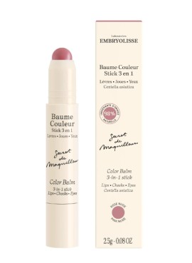 Embryolisse. Color Balm Stick Nude Pink Πολυχρηστικό 3 σε 1 Προϊόν για Χείλη, Ζυγωματικά & Βλέφαρα 2.5gr