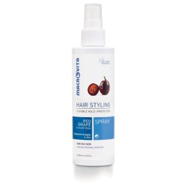 Macrovita Red Grape Flexible ΛΑΚ Μαλλιων με γερό κράτημα 200ml
