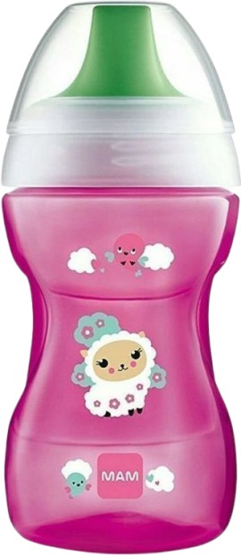 Mam Fun To Drink Cup Εκπαιδευτικό Ποτηράκι 8m+ Χωρίς Λαβές Χρώμα:Μωβ 270ml [461]