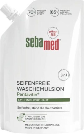 Sebamed Liquid Face & Body Wash Ήπιος Καθαρισμός Προσώπου & Σώματος, για Ευαίσθητη & Προβληματική Επιδερμίδα Refill 400ml