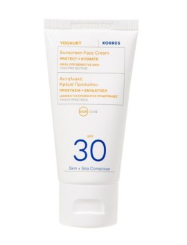 Korres Yoghurt Cream SPF30 Γιαούρτι Αντηλιακή Κρέμα Προσώπου Προστασία από την Φωτογήρανση 50ml