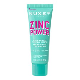 Nuxe Zinc Power Mattifying Fluid Pore Minimizer Κρέμα για Ματ Αποτέλεσμα & Μείωση των Πόρων 40ml