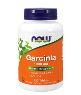 Now Foods Garcinia 1000mg για Αδυνάτισμα 120 Ταμπλέτες