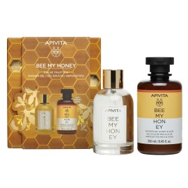 Apivita PROMO Eau De Toilette Bee My Honey 100ml - ΔΩΡΟ Bee My Honey Shower Gel Honey & Aloe Αφρόλουτρο με Μέλι και Αλόη 250ml