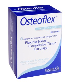Health Aid Osteoflex (prolonged release) Συμπλήρωμα Διατροφής Βραδείας Αποδέσμευσης με Γλυκοζαμίνη & Χονδροϊτίνη για Υγιείς Αρθρώσεις 90 Ταμπλέτες