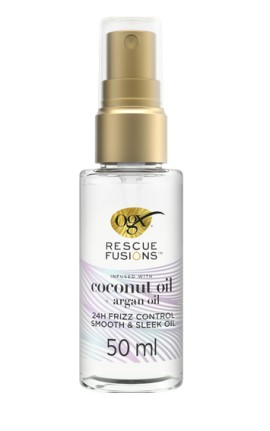 OGX Rescue Fusions 24H Frizz Control Smooth & Sleek Oil Έλαιο Μαλλιών 50ml