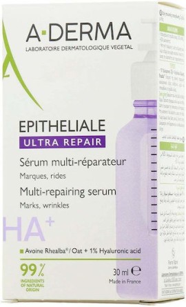 A-Derma Epitheliale Ultra Repair Multi Repairing Serum HA+ Ορός Πολλαπλής Αναδόμησης 30ml