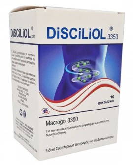Medichrom Disciliol Macrogol 3350 Ειδικό Συμπλήρωμα Διατροφής για την Δυσκοιλιότητα 10 Φακελίσκοι