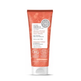 Natura Siberica Organic Certified Instant Glow Face Mask Πιστοποιημένη Οργανική Μάσκα Προσώπου Στιγμιαίας Λάμψης, για Όλους τους Τύπους Επιδερμίδας 75ml