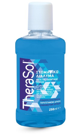 Therasol Solution Στοματικό Διάλυμα Καθημερινής Χρήσης με Αντιμικροβιακή Δράση με Γεύση Μέντα 250ml