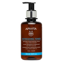 Apivita Refreshing Toner Καταπραϋντική & Ενυδατική Λοσιόν Προσώπου Λεβάντα - Μέλι 200ml