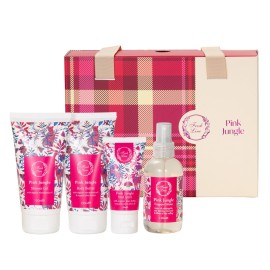 Fresh Line PROMO Xmas Pink Jungle Αφρόλουτρο 150ml & Βούτυρο Σώματος 150ml & Αρωματικό Νερό Σώματος 150ml & Κρέμα Χεριών 50ml