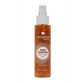Messinian Spa Bronze Shimmering Hair & Body Ενυδατικό Mist Μαλλιών & Σώματος White Flowers 100ml