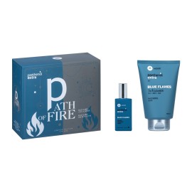 Medisei Panthenol PROMO Extra Men Blue Flames 3in1 Cleanser Ανδρικό Αφρόλουτρο & Σαμπουάν 200ml & Blue Flames Eau de Toilette Ανδρικό Άρωμα 50ml