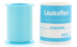 Leukoflex Waterproof Αυτοκόλλητη Επιδεσμική Ταινία 5cm x 5m 1 Ρολό