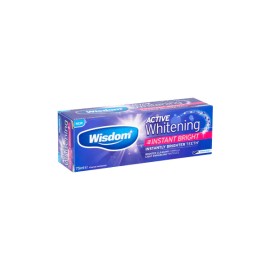 Wisdom Active Whitening Instant Bright Λευκαντική Οδοντόκρεμα 75ml