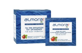 Almora Sachet Ηλεκτρολύτες για την Ενυδάτωση του Οργανισμού με Γεύση Φράουλα 12 Φακελίδια
