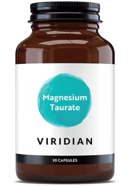 Viridian Magnesium Taurate Ταυρικό Μαγνήσιο για Υποστήριξη του Νευρικού & Ορμονικού Συστήματος 30 Κάψουλες