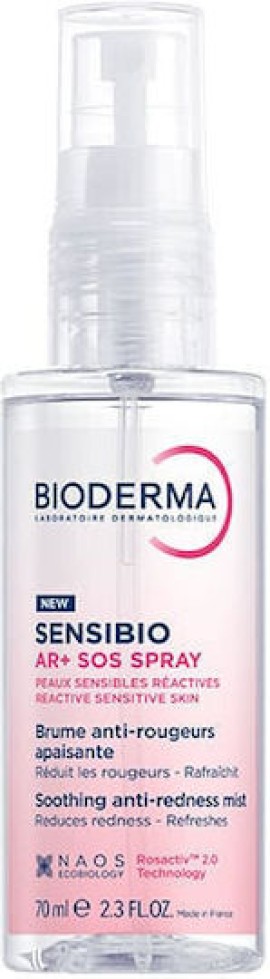 Bioderma Sensibio AR+ SOS Kαταπραϋντικό Spray Κατά της Ερυθρότητας 70ml