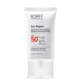 Korff Sun Repair Soothing Face Fluid Sensitive Skin Protection SPF50+ Αντηλιακό Προσώπου Λεπτόρρευστης Υφής 40ml