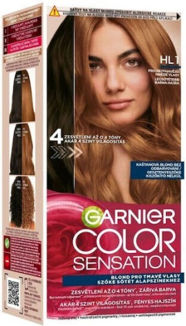 Garnier Color Sensation HL1 Μόνιμη Βαφή Μαλλιών Ξανθό Σκούρο Μπεζ 40ml