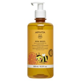 Apivita Mini Bees Kids Απαλό Αφρόλουτρο για Παιδιά Πορτοκάλι & Μέλι 500ml