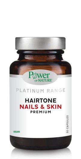 Power of Nature HairTone Nails & Skin Premium για Νύχια και Επιδερμίδα 50 Κάψουλες