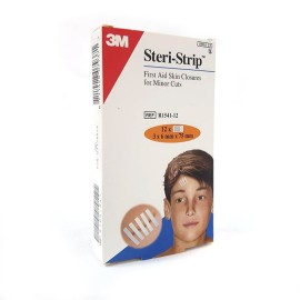 3M Steri Strip Αυτοκόλλητες Ταινίες Συγκράτησης Δέρματος (6mm x 75mm) 12τμχ.